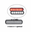 Whelen ION DUO Linear-LED Lighthead - Red/White - I2D
