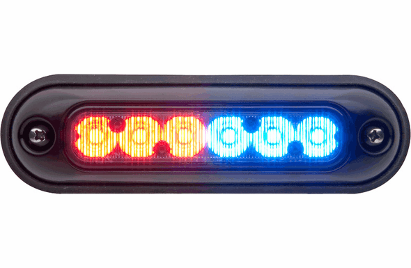 Whelen ION Surface Mount Super-LED Lighthead - RED/BLUE - IONSMJ