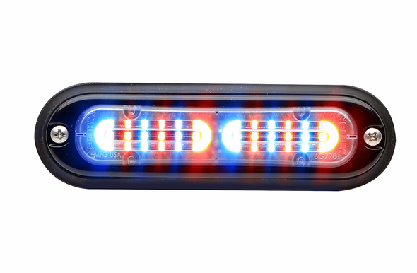 Whelen ION T DUO Super-LED Lighthead - RED/BLUE Split - TLI2J