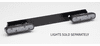 Whelen ION Universal License Plate Bracket for 2 IONs - Horizontal Mount - IONBKT1