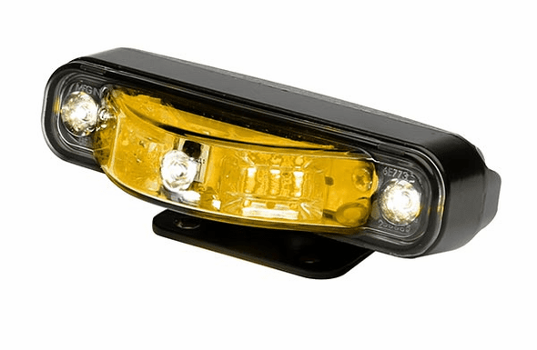 Whelen ION V-Series Universal Super-LED Light - Black Housing - Amber LEDs - IONV3A