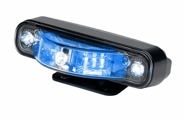 Whelen ION V-Series Universal Super-LED Light - Black Housing - Blue LEDs - IONV3B
