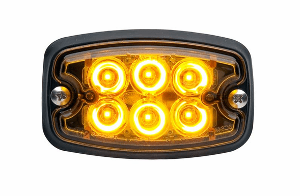 Whelen M2 Super-LED Lighthead - AMBER - Clear Lens - M2AC