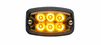 Whelen M2 Super-LED Lighthead - AMBER - Clear Lens - M2AC