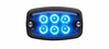 Whelen M2 Super-LED Lighthead - BLUE - Clear Lens - M2BC