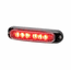 Whelen Micron Surface Mount Super LED Lighthead  - Red - Black Flange - MCRNSR