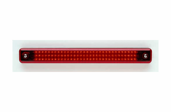 Whelen Strip-Lite LED series - RED LEDs / RED LENS - PSR00FRR
