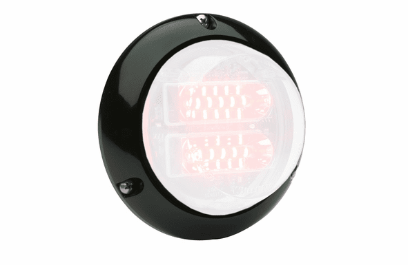 Whelen Surface Mount Trim Ring for 4" round Super-LED - Black