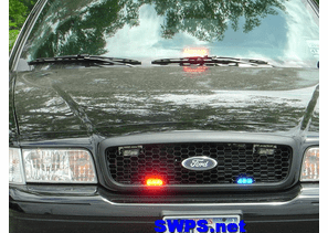Whelen TIR3 LED Lights Installed 04 Police Interceptor