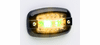 Whelen V-Series LED Lighthead - AMBER - Black Flange - V23ATPB