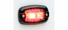 Whelen V-Series LED Lighthead - RED - Black Flange - V23RTPB