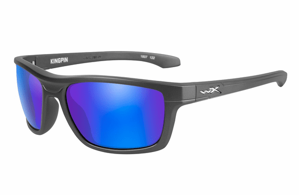 WX Kingpin Polarized Blue Mirror/Matte Graphite - ACKNG09