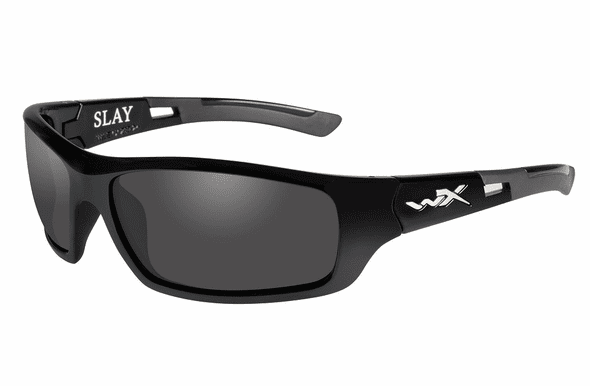 WX Slay Polarized Smoke Grey/Gloss Black - ACSLA04