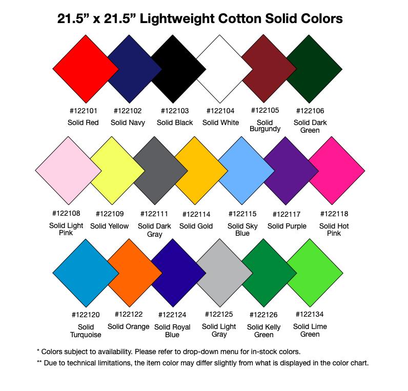 Rothco Bandana - Solid Colors