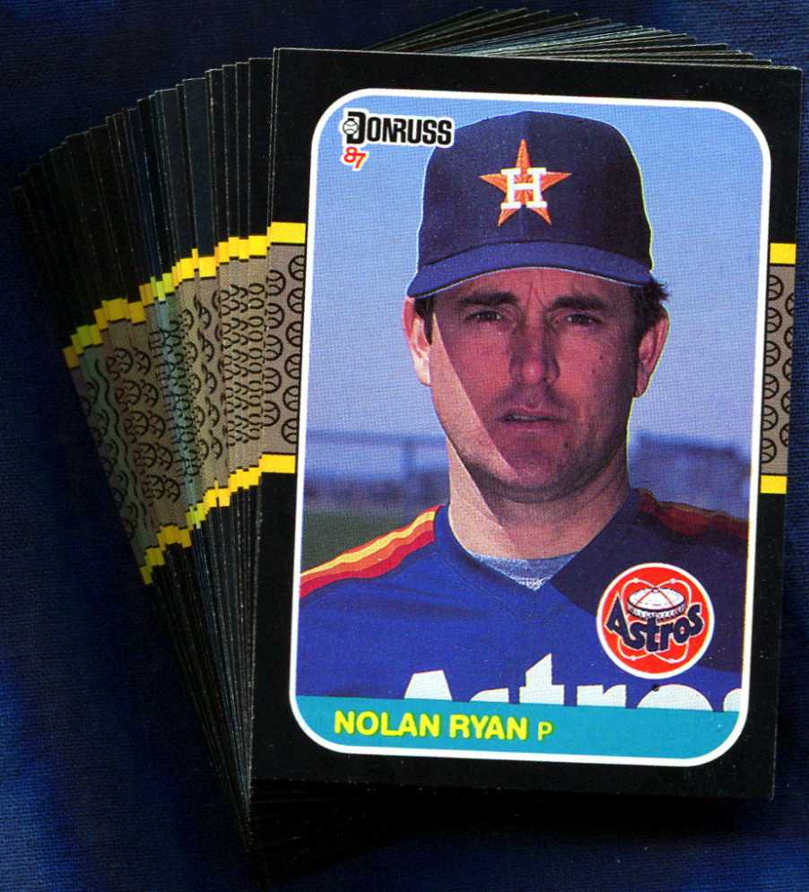 1987 Donruss Houston Astros Baseball Card Team Set