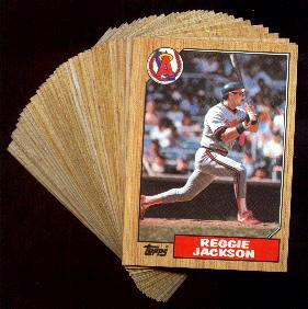 1987 Topps Anaheim (California) Angels Baseball Card Team Set