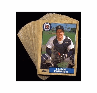 1987 Topps Detroit Tigers Baseball Card Team Set