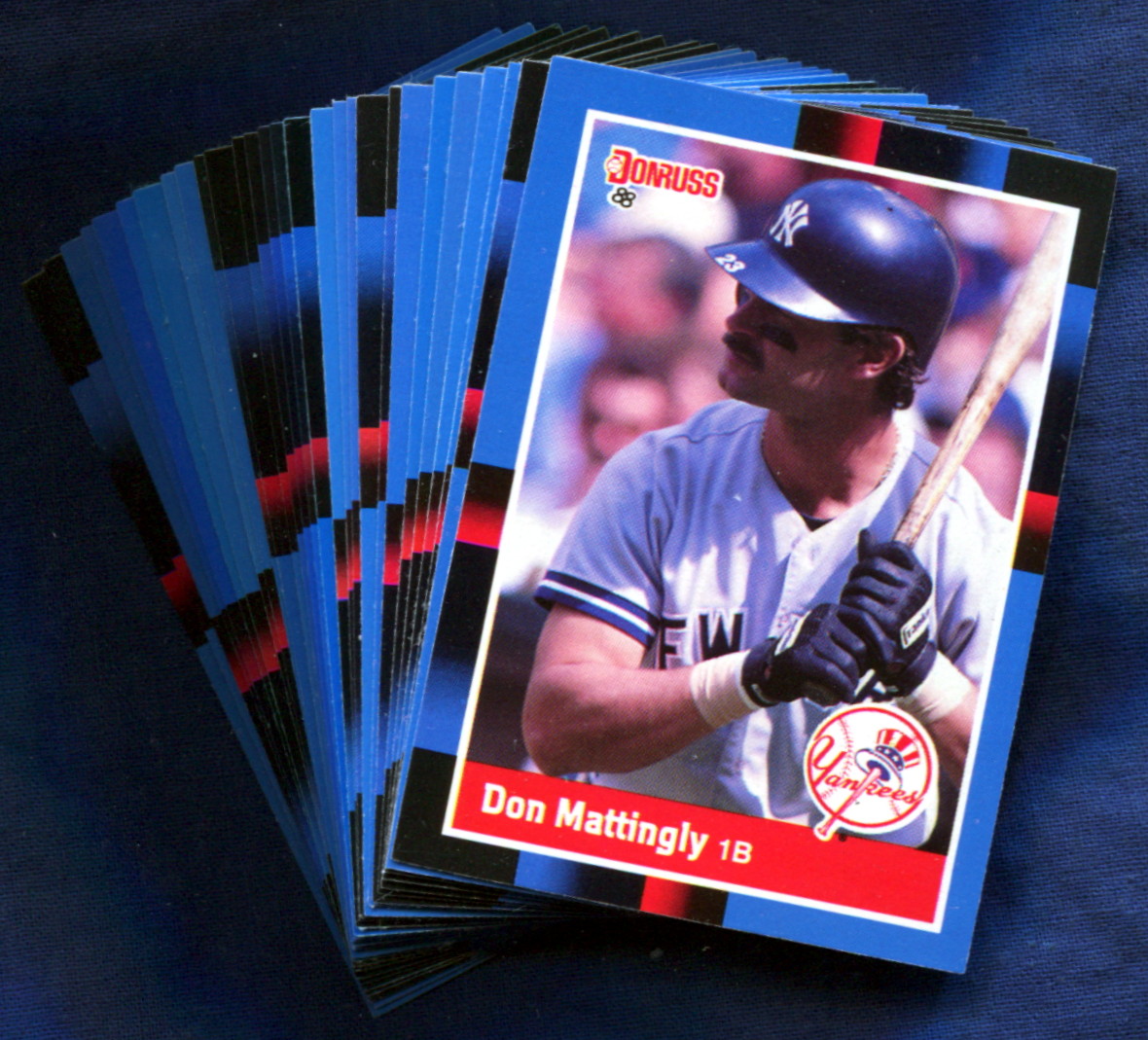 1988 Donruss New York Yankees Baseball Cards Team Set