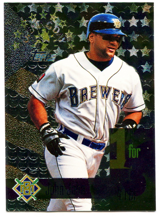 1995 Topps Opening Day 5 John Jaha Baseball Card