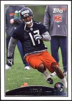2009 Topps Juaquin Iglesias Rookie NFL Football Card