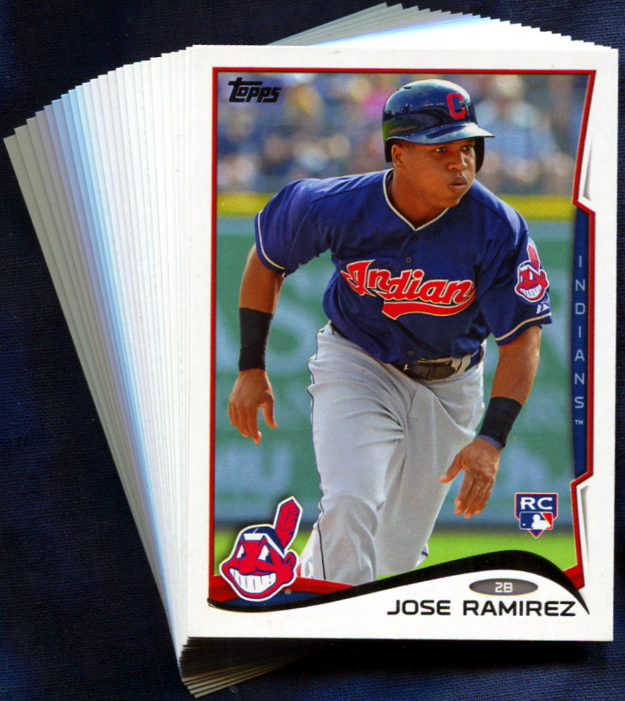 2014 Topps Cleveland Indians Baseball Cards Team Set