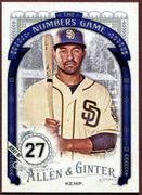 2016 Topps Allen and Ginter The Numbers Game #NG83 Matt Kemp Baseball Card - San Diego Padres