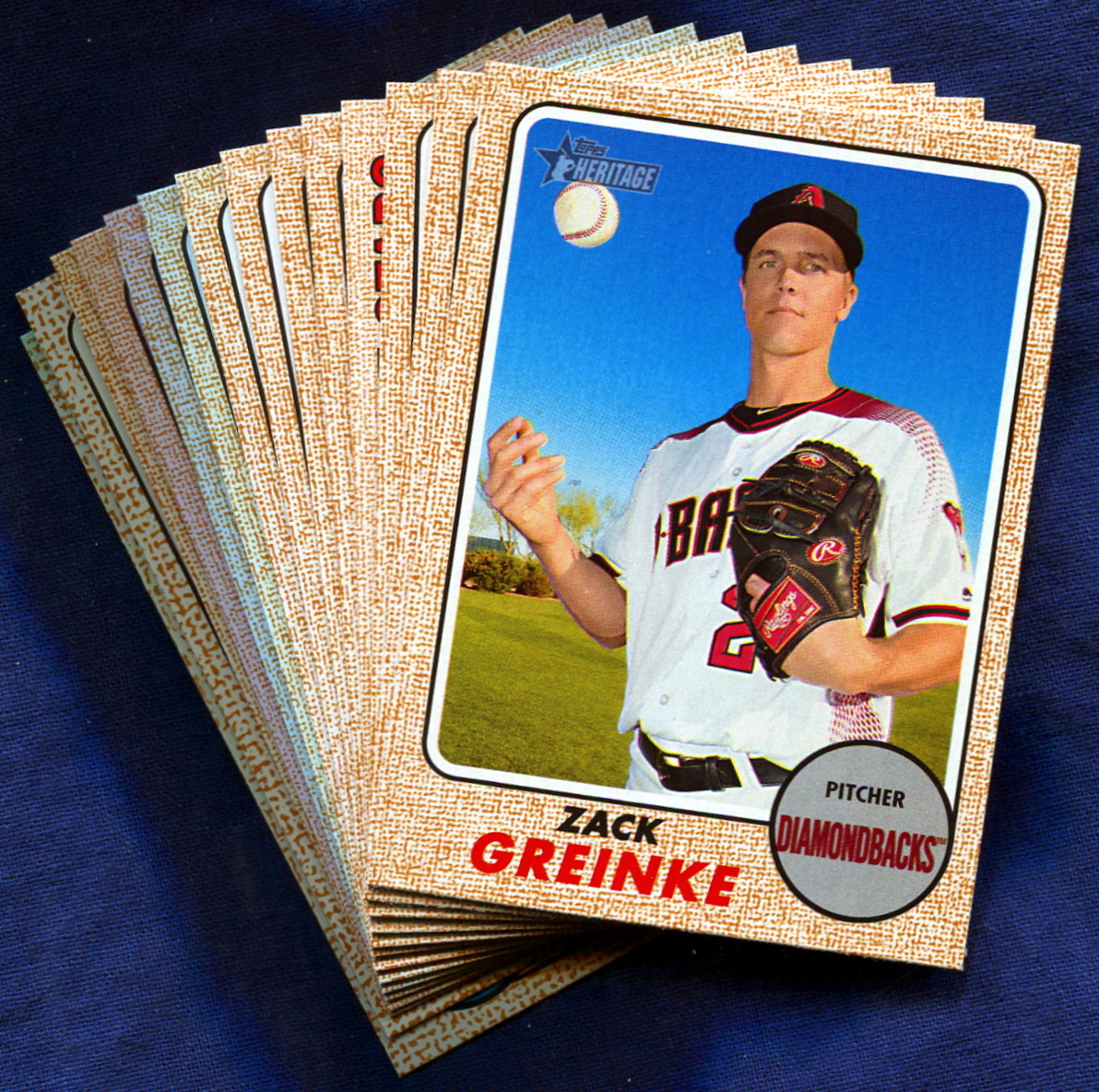 2017 Topps Heritage Arizona Diamondbacks Baseball Card Singles