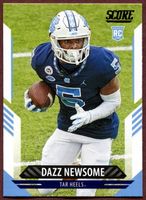 2021 Score #370 Dazz Newsome RC Football Card - Chicago Bears