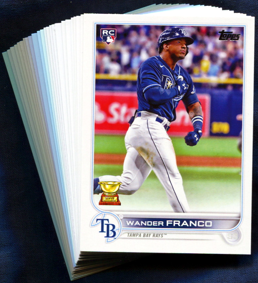 2022 Topps Tampa Bay Rays Baseball Cards Team Set