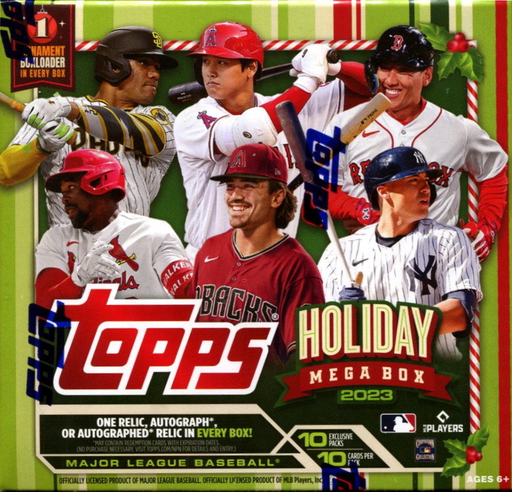 2023 Topps Holiday Baseball Cards Hobby Mega Box