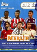 2024-25 Topps Merlin UEFA Club Competitions Soccer Cards Blaster Box