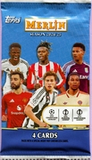 2024-25 Topps Merlin UEFA Club Competitions Soccer Cards Pack From Blaster
