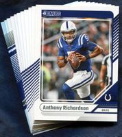 2024 Donruss Indianapolis Colts NFL Football Card Team Set