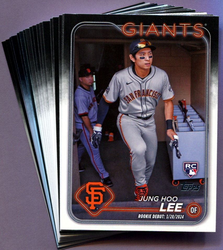 2024 Topps Series 1 & 2 San Francisco Giants Team Set