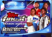 2025-26 Topps Finest UEFA Soccer Cards Hobby Box