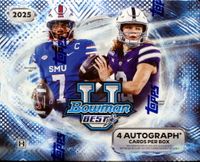 2025 Bowman Best Chrome University Football Cards Hobby Box