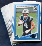2025 Donruss Carolina Panthers NFL Football Card Team Set