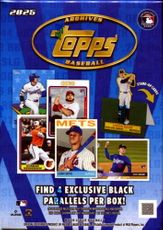 2025 Topps Archives Baseball Cards Blaster Box