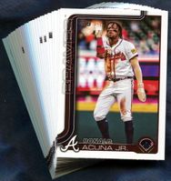 2025 Topps Atlanta Braves Baseball Cards Team Set
