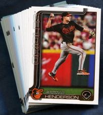 2025 Topps Baltimore Orioles Baseball Cards Team Set