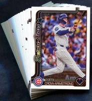 2025 Topps Chicago Cubs Baseball Cards Team Set