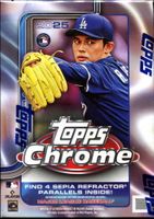 2025 Topps Chrome Baseball Cards Blaster Box