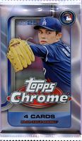 2025 Topps Chrome Baseball Cards Pack From Blaster
