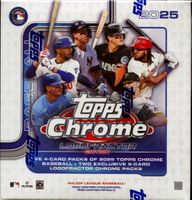 2025 Topps Chrome Logofractor Baseball Cards Box