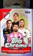 2025 Topps Chrome MLS Soccer Cards Hanger Box
