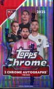 2025 Topps Chrome MLS Soccer Cards Hobby Box