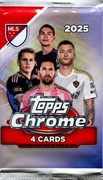 2025 Topps Chrome MLS Soccer Cards Pack From Blaster