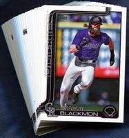 2025 Topps Colorado Rockies Baseball Cards Team Set