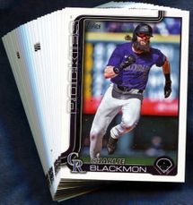 2025 Topps Colorado Rockies Baseball Cards Team Set