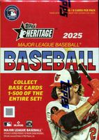 2025 Topps Heritage Baseball Cards Blaster Box